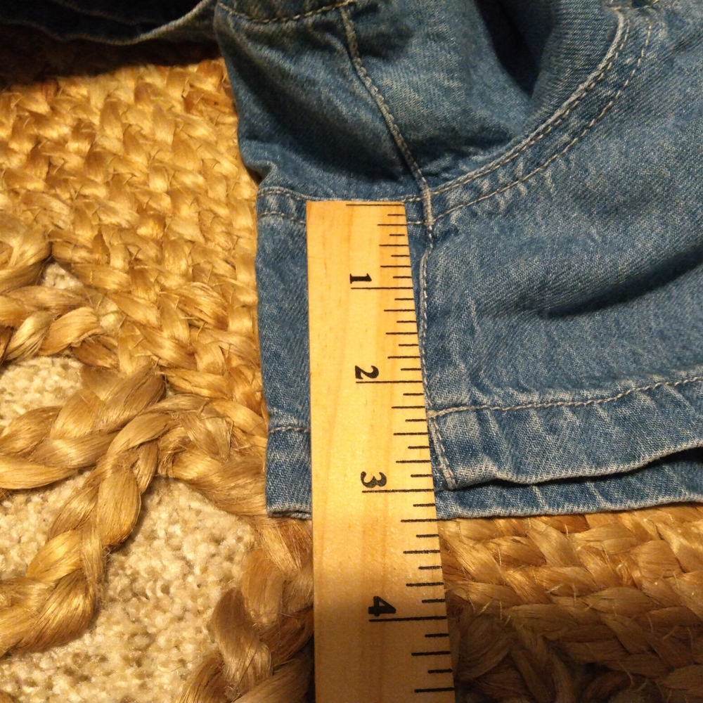 Madewell Blue Denim Elastic-Waist Jean Shorts - Picture 7 of 9